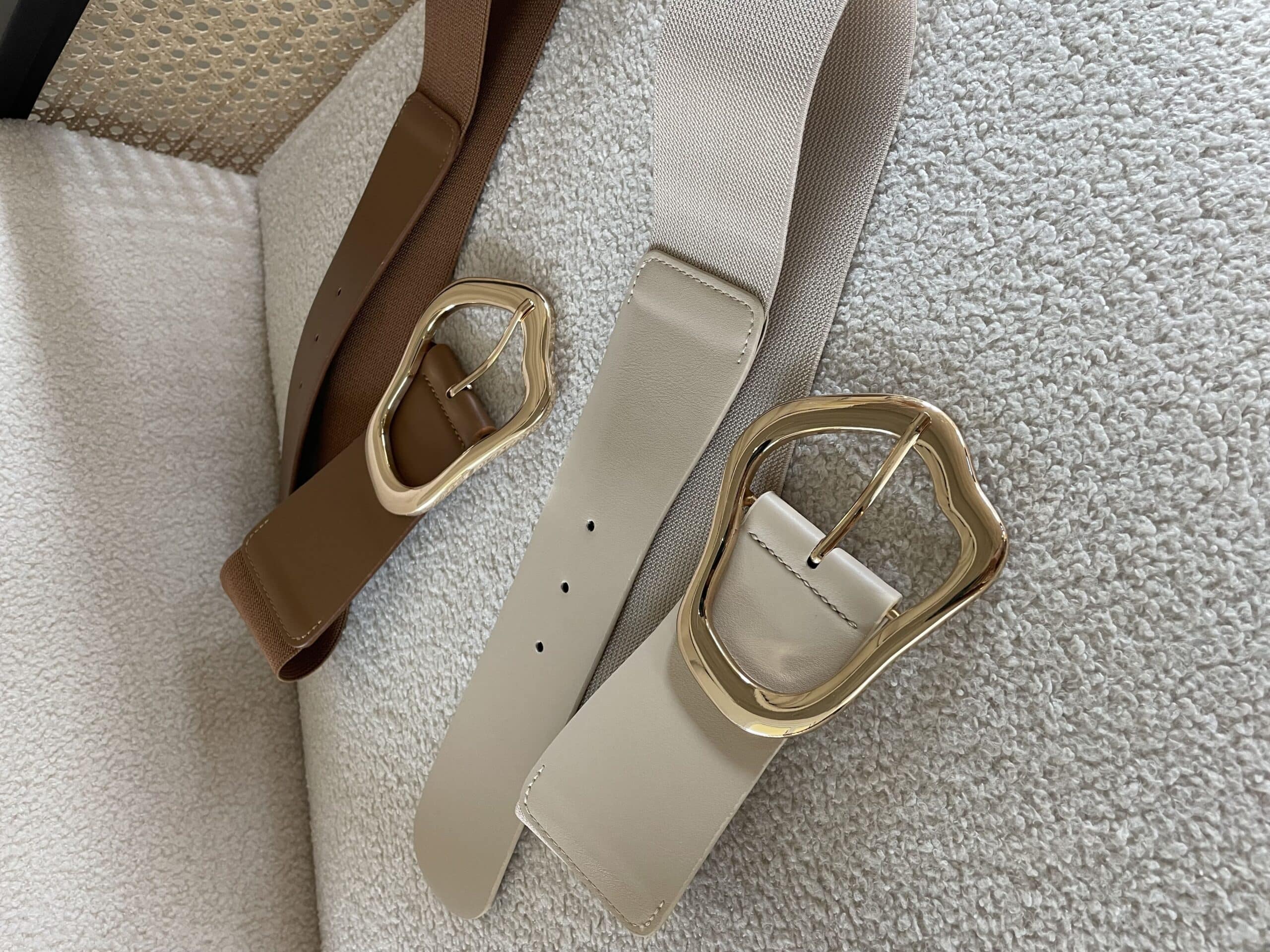 Ceinture élastique camel