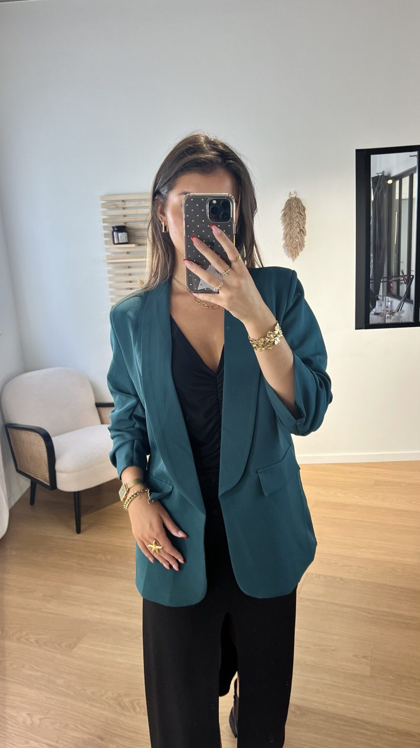 Blazer vert sapin EMILIE