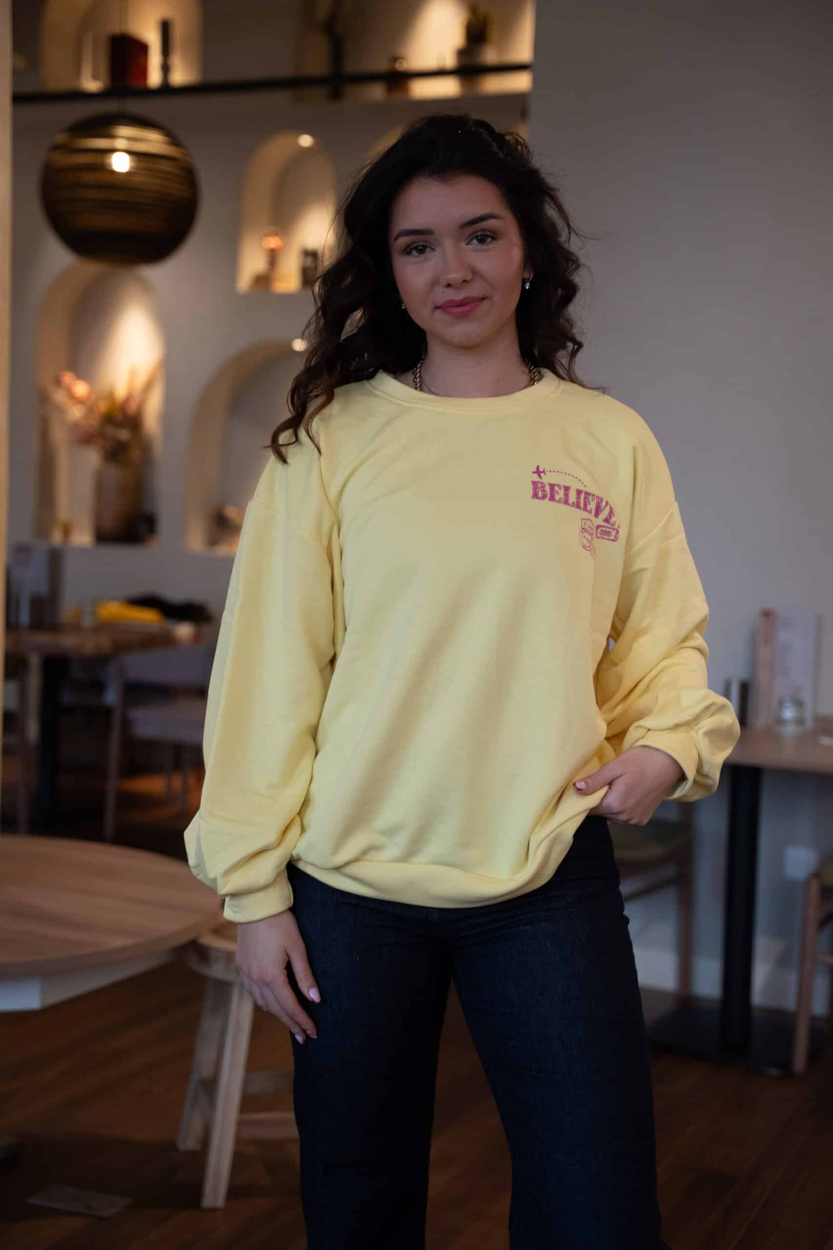 Pull LIVIA jaune