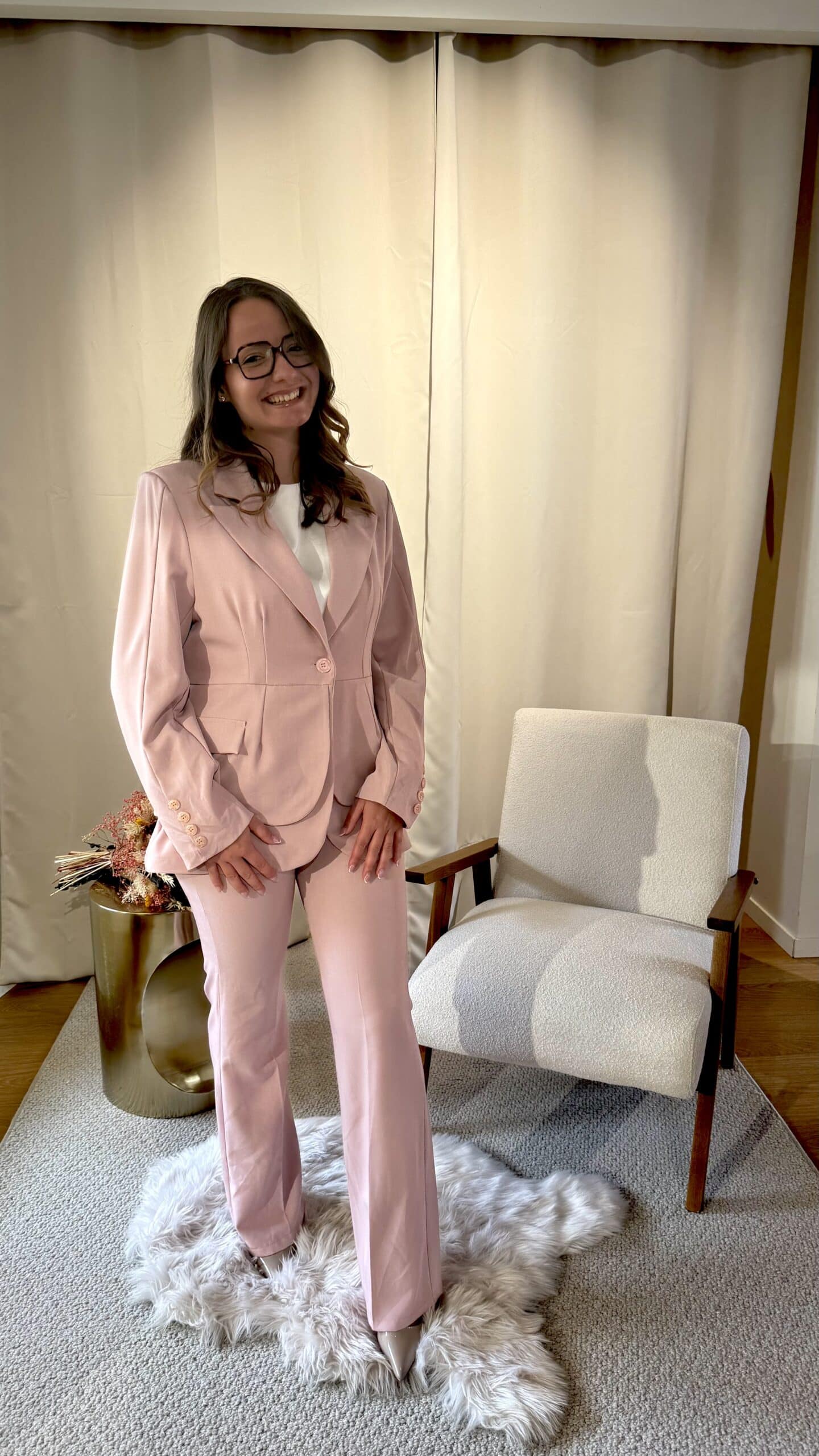 Ensemble blazer rose LEANE