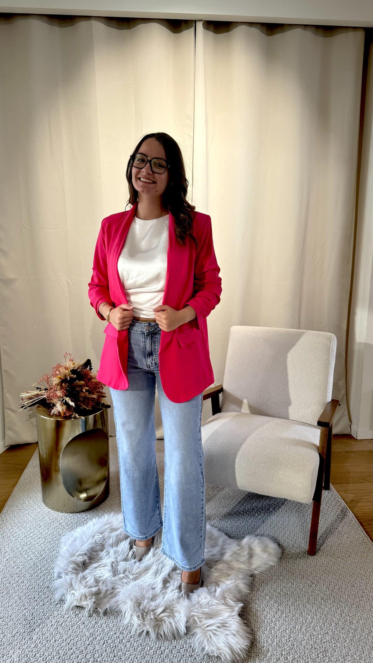 Blazer fuchsia SYLVIA