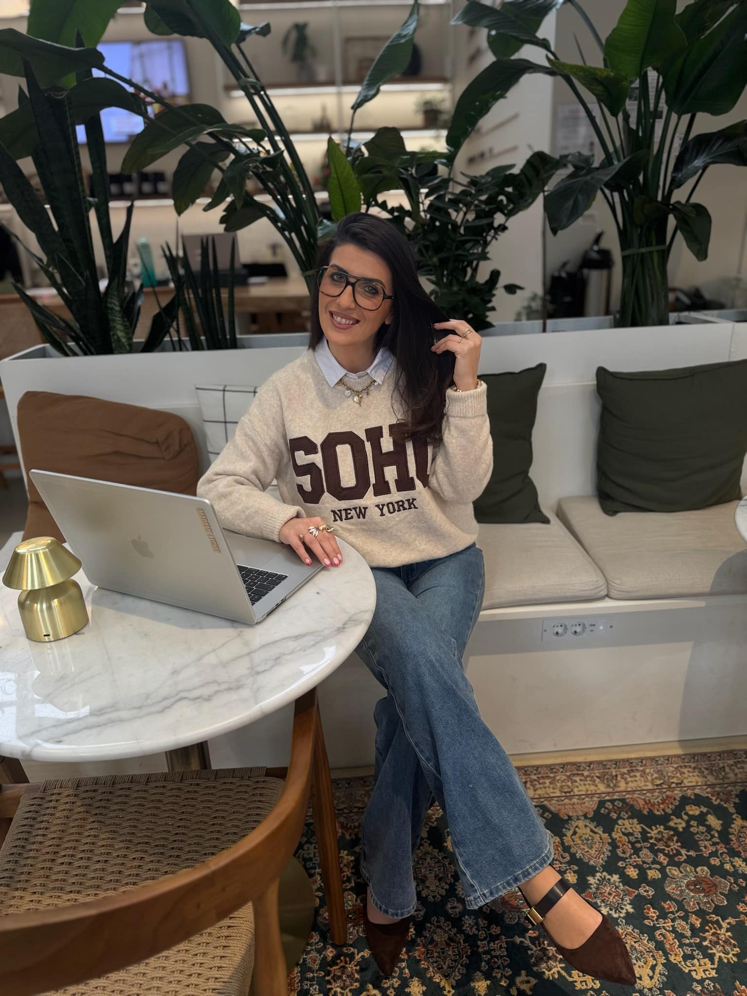 Pull inscription SOHO New York OLIVIA