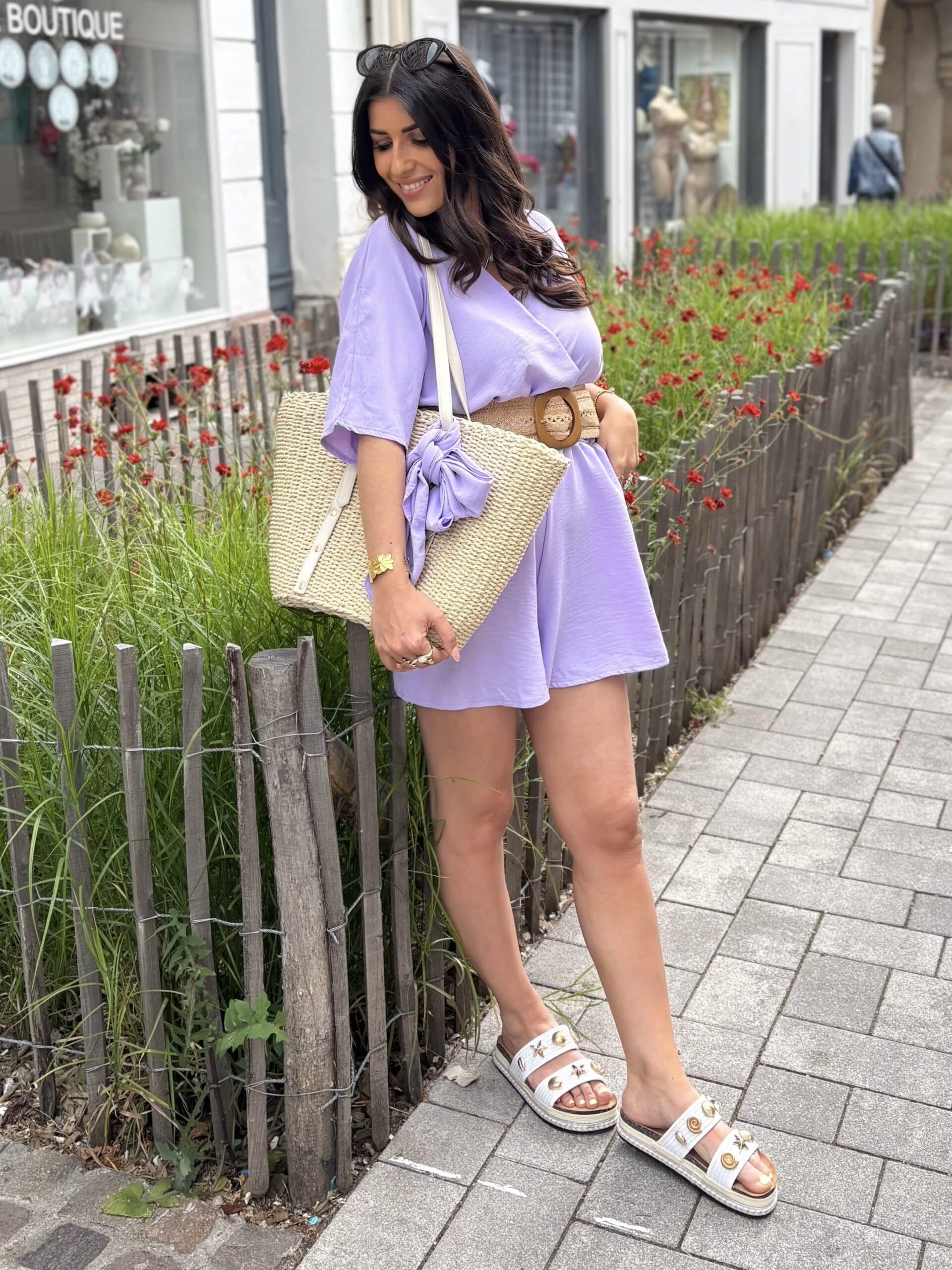 Combi-short ROMY lila