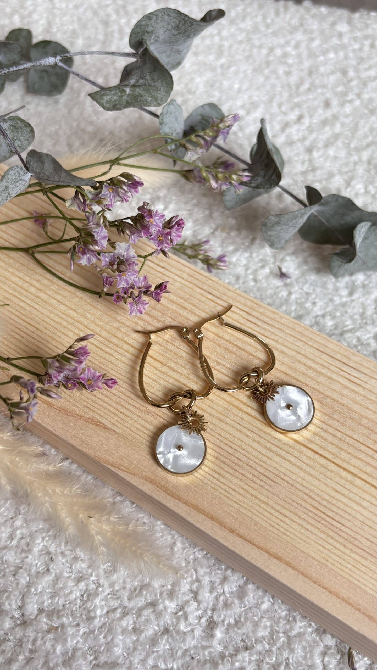 Boucles d&rsquo;oreilles en Acier Inoxydable