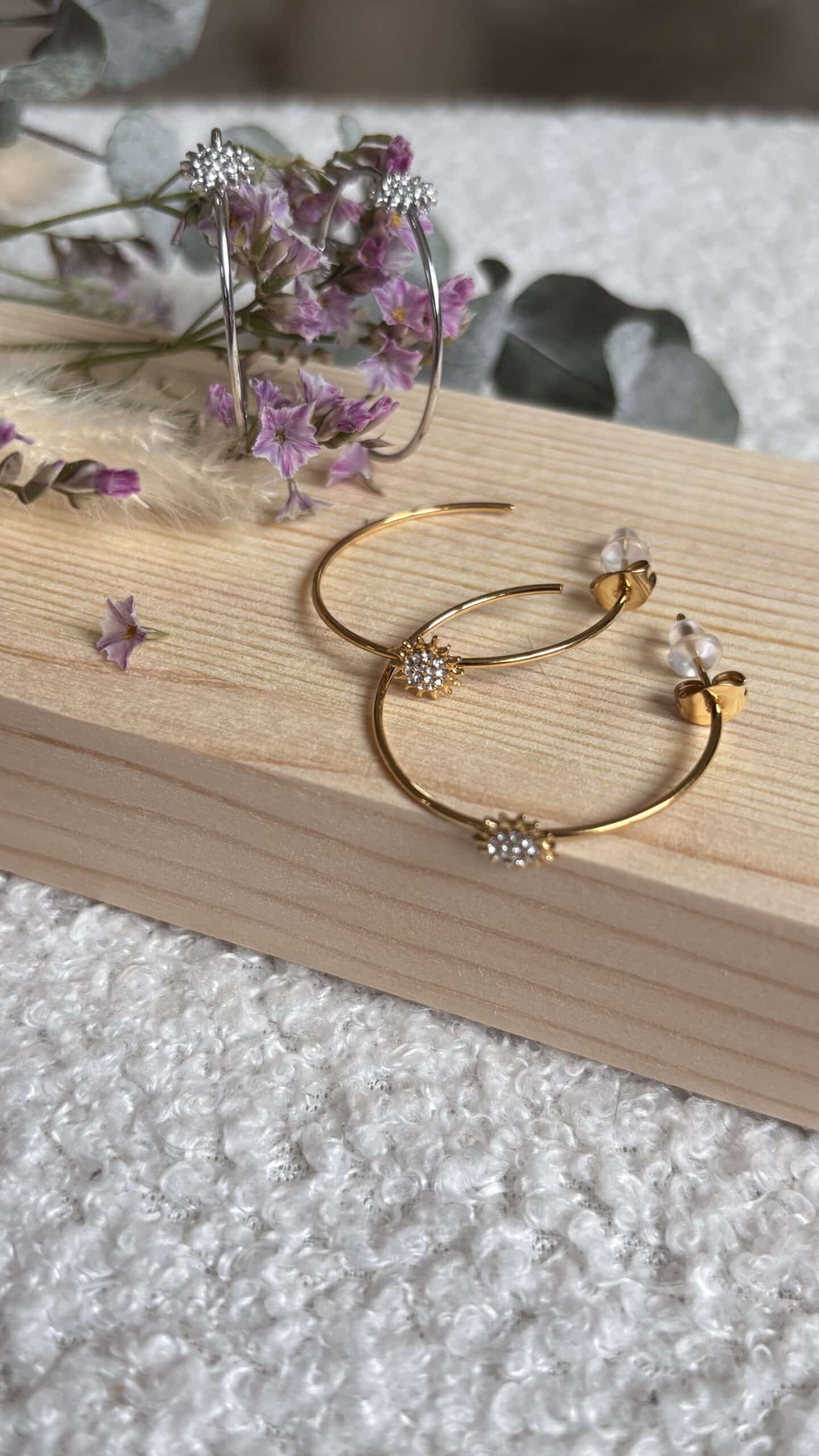 Boucles d&rsquo;oreilles en Acier Inoxydable