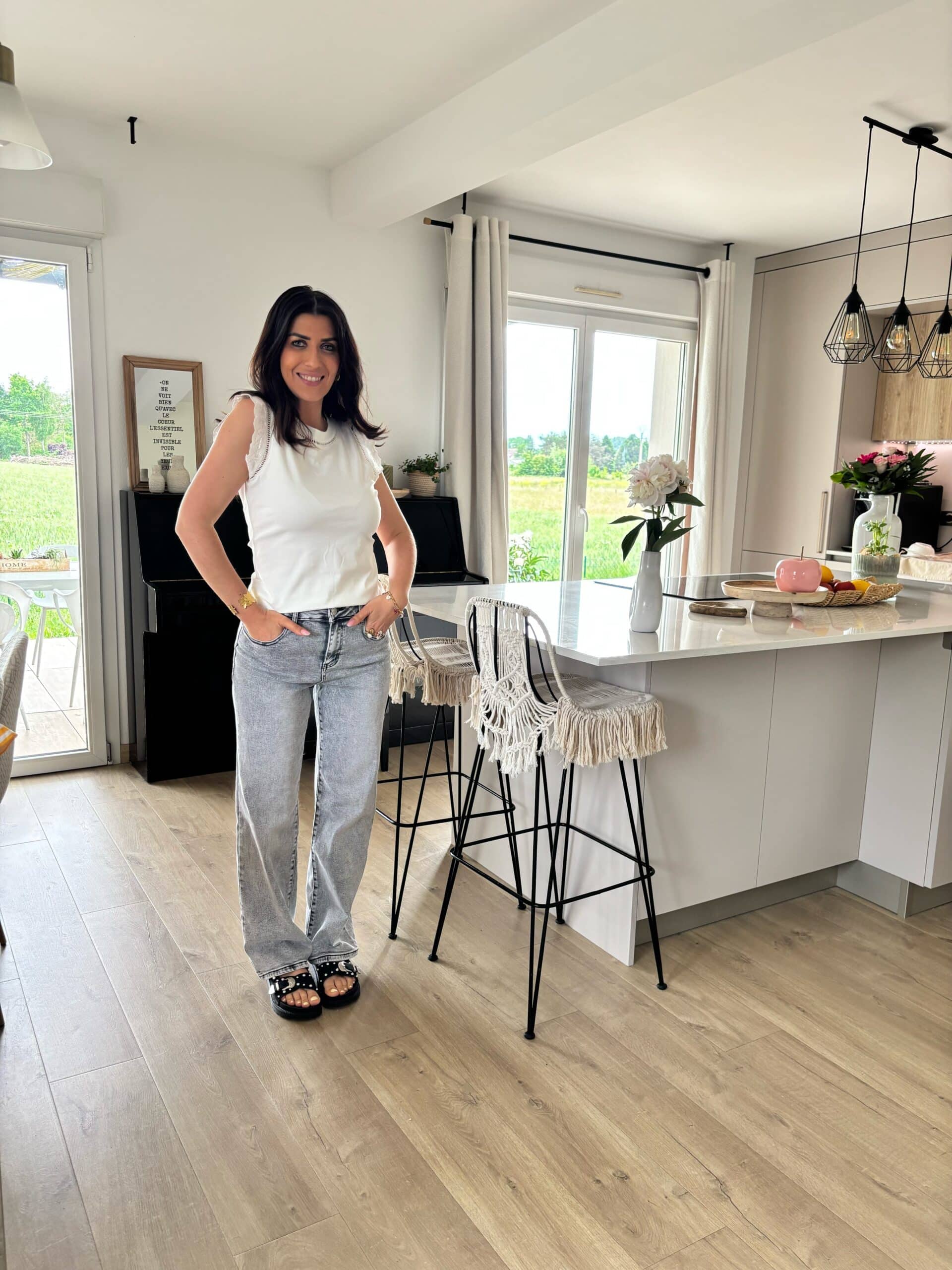 Jeans gris NOAM