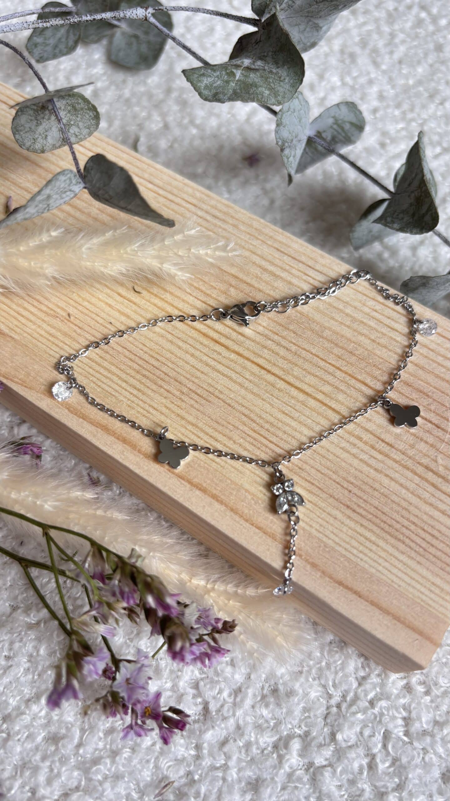 Bracelet de cheville en Acier Inoxydable