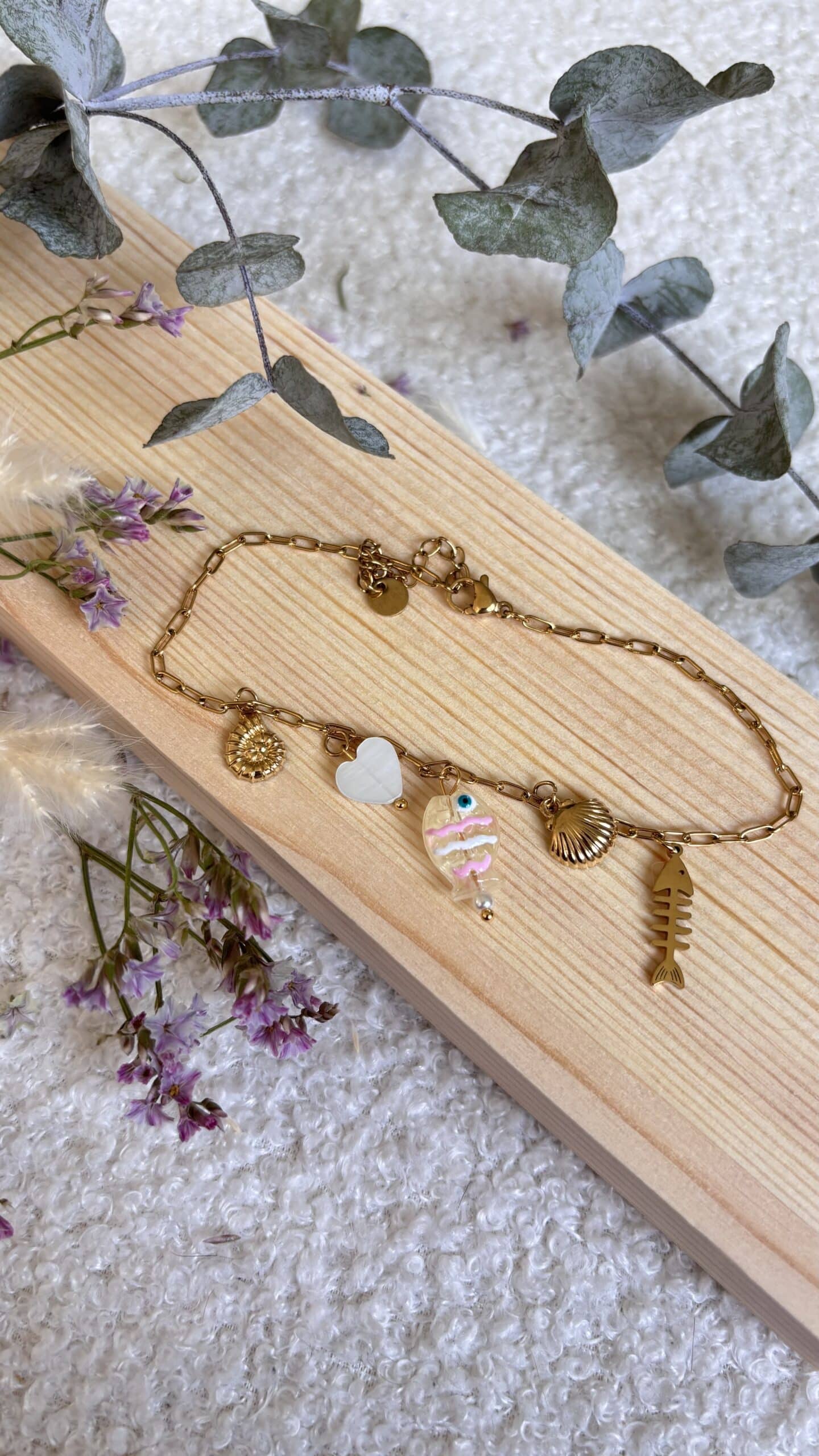 Bracelet de cheville en Acier Inoxydable