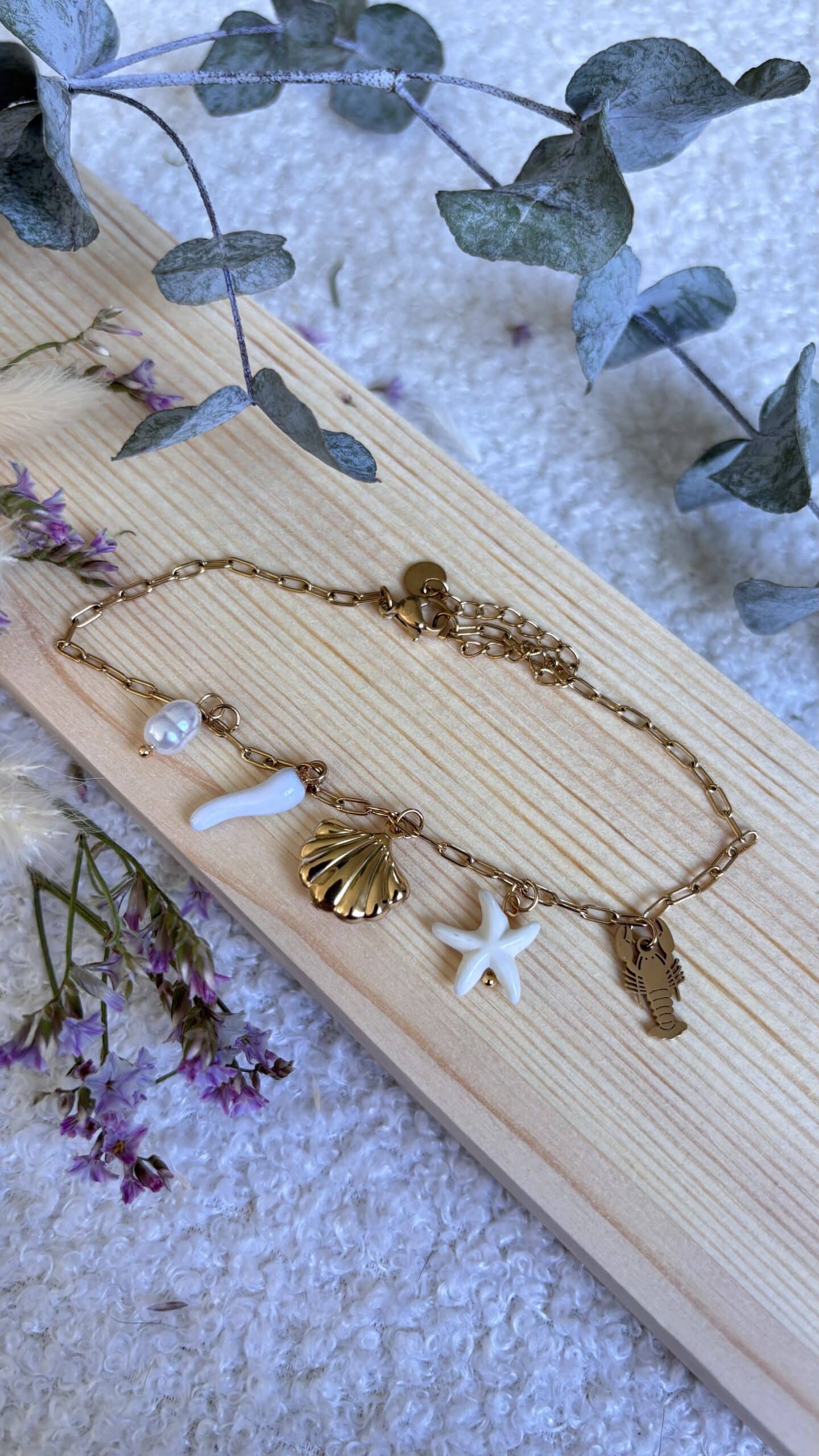 Bracelet de cheville en Acier Inoxydable