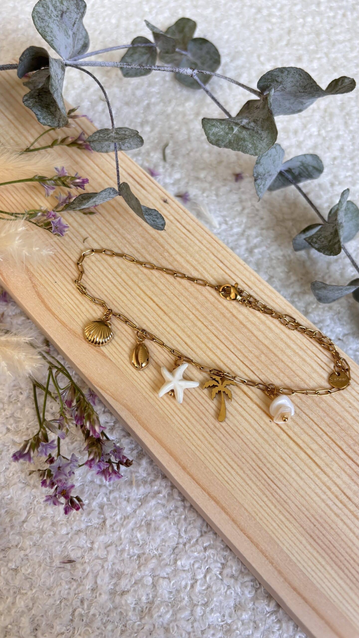 Bracelet de cheville en Acier Inoxydable