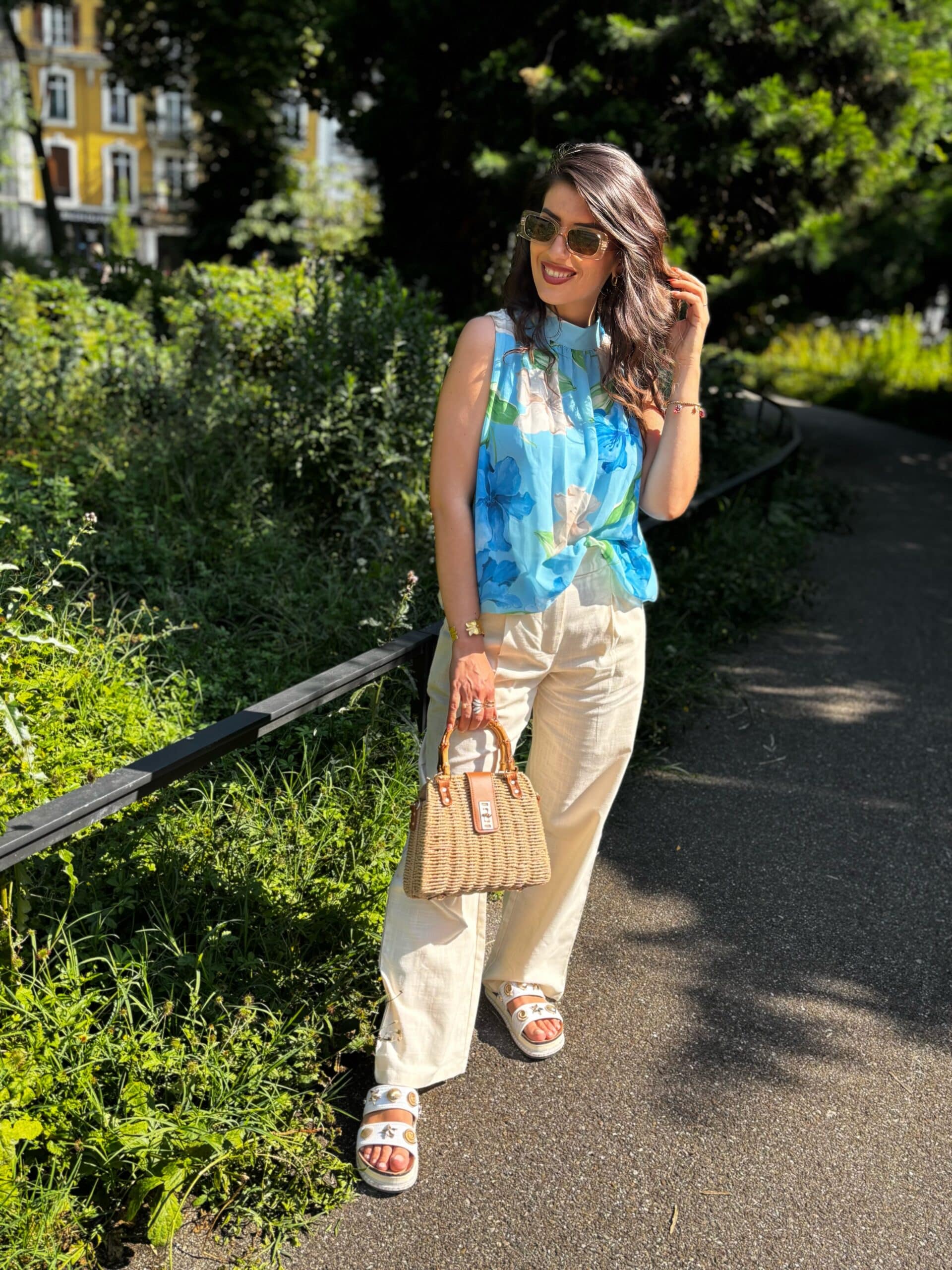 Blouse ANNIE bleue