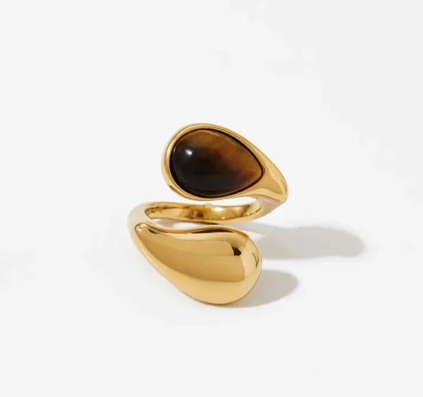 Wholesale-Jewelry-Modern-Style-Artistic-Geometric-316-Stainless-Steel-Pearl-Tiger-Eye-16K-Gold-Plated-White-Gold-Plated-Gold-Plated-Open-Rings-9999