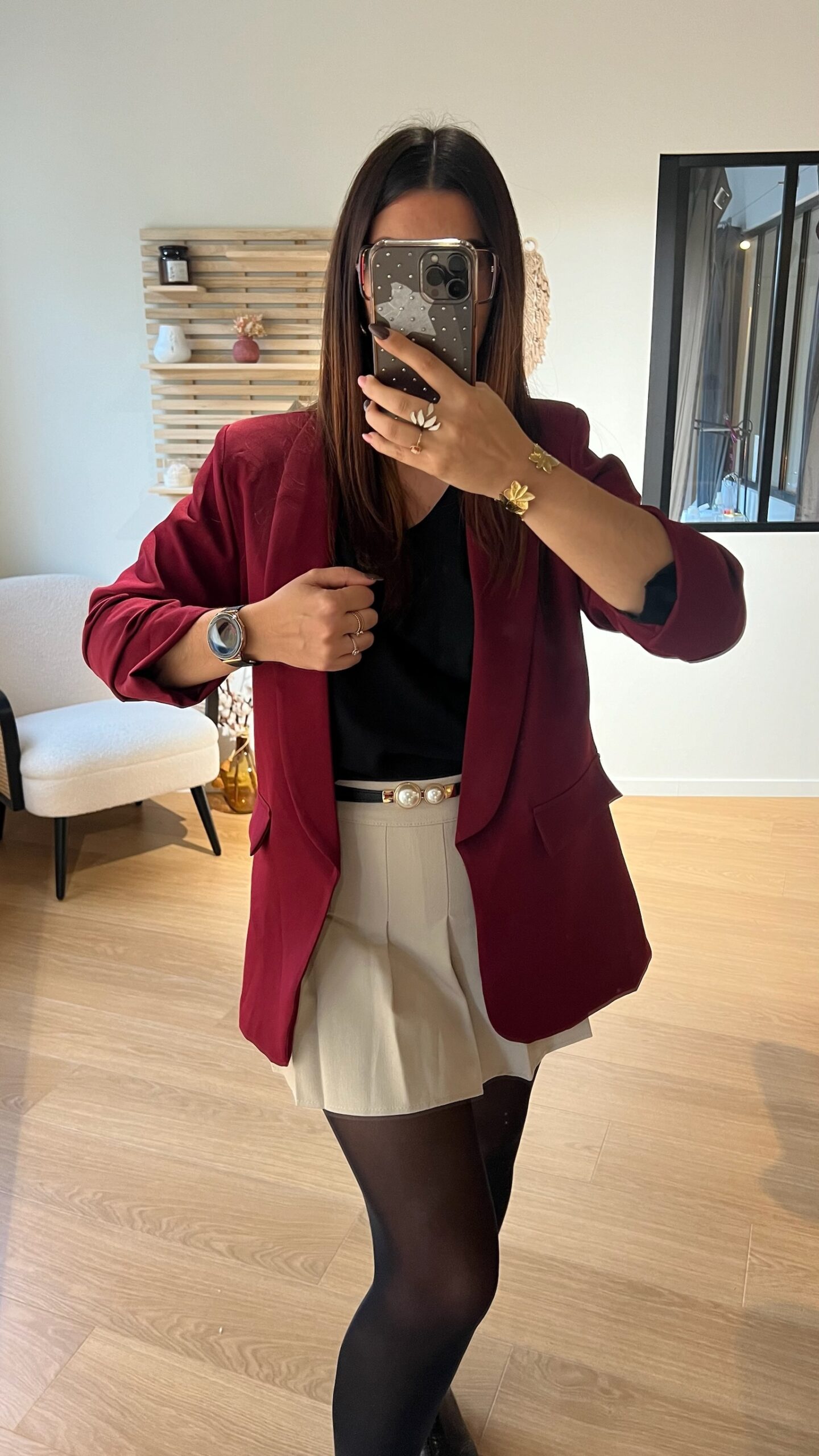 Blazer EMILIE bordeaux