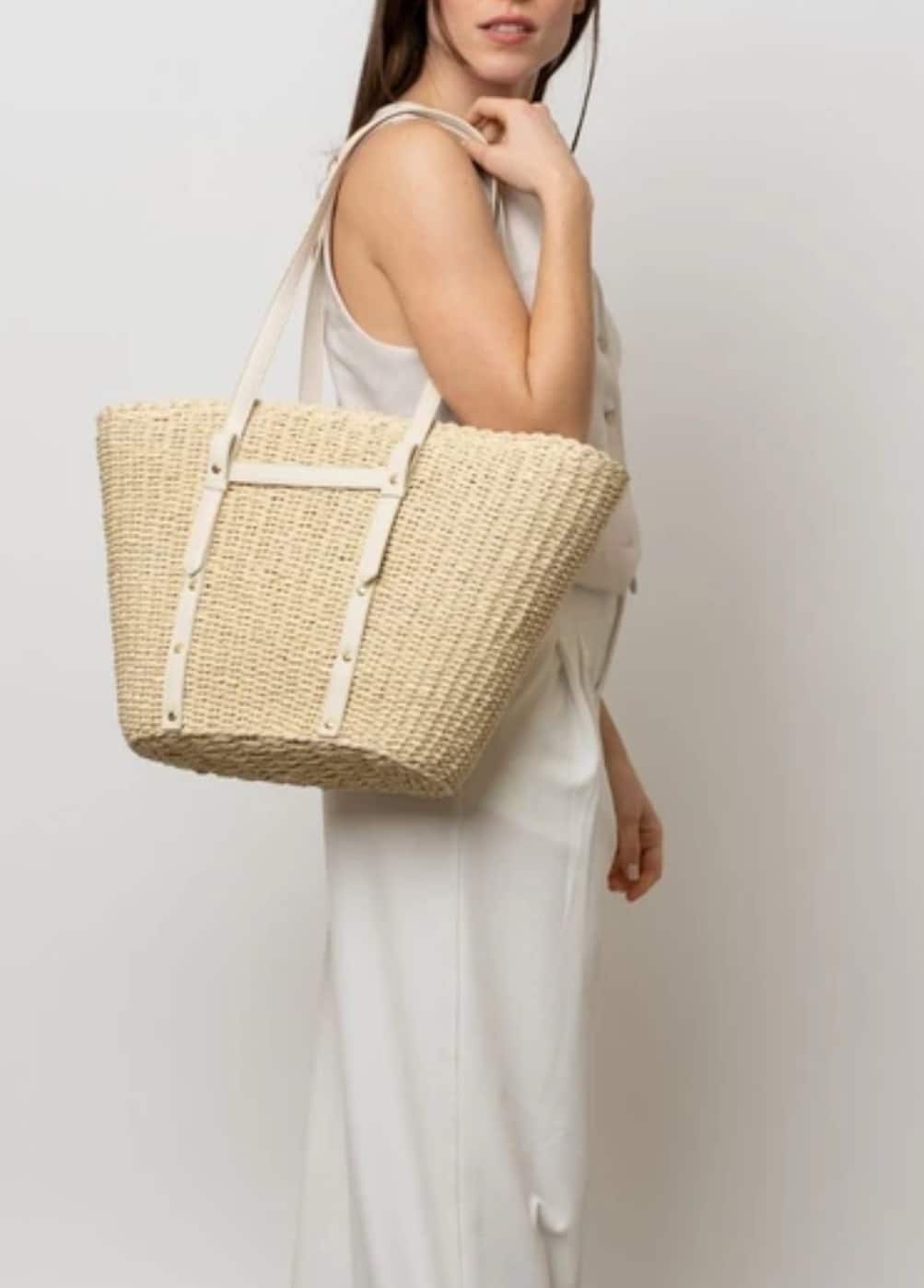 Sac cabas blanc