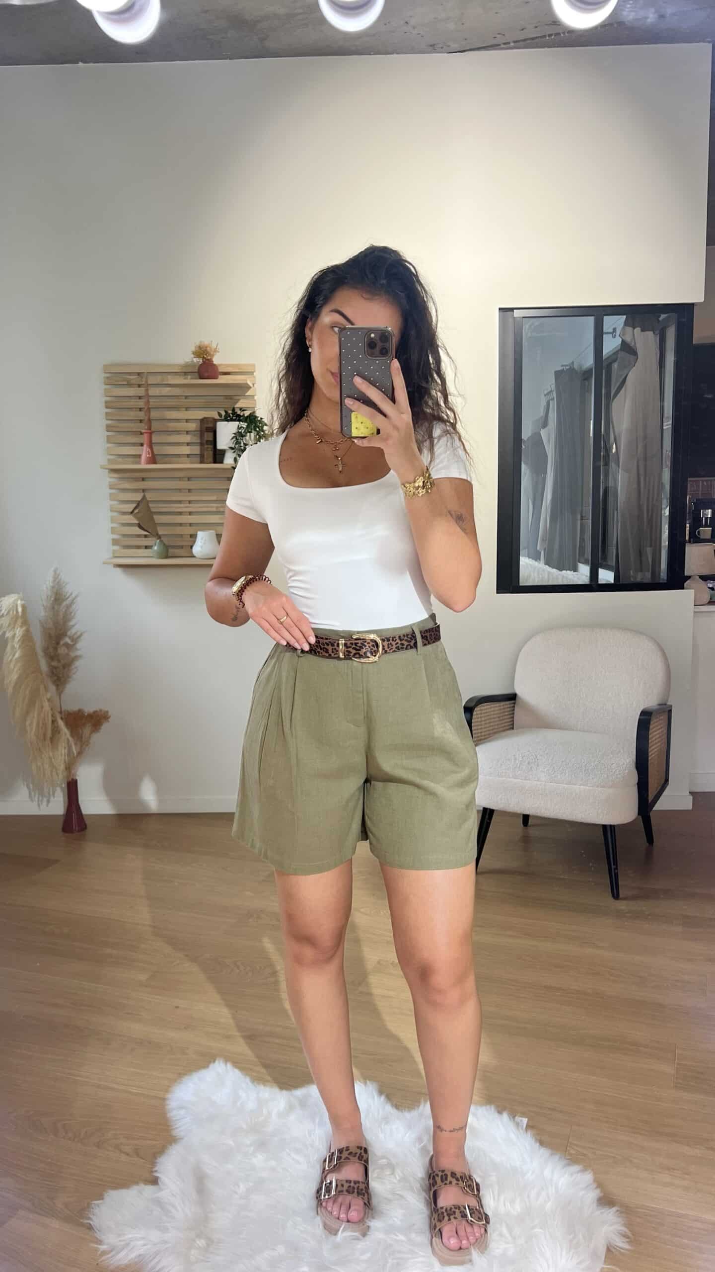 Top MATHILDE blanc