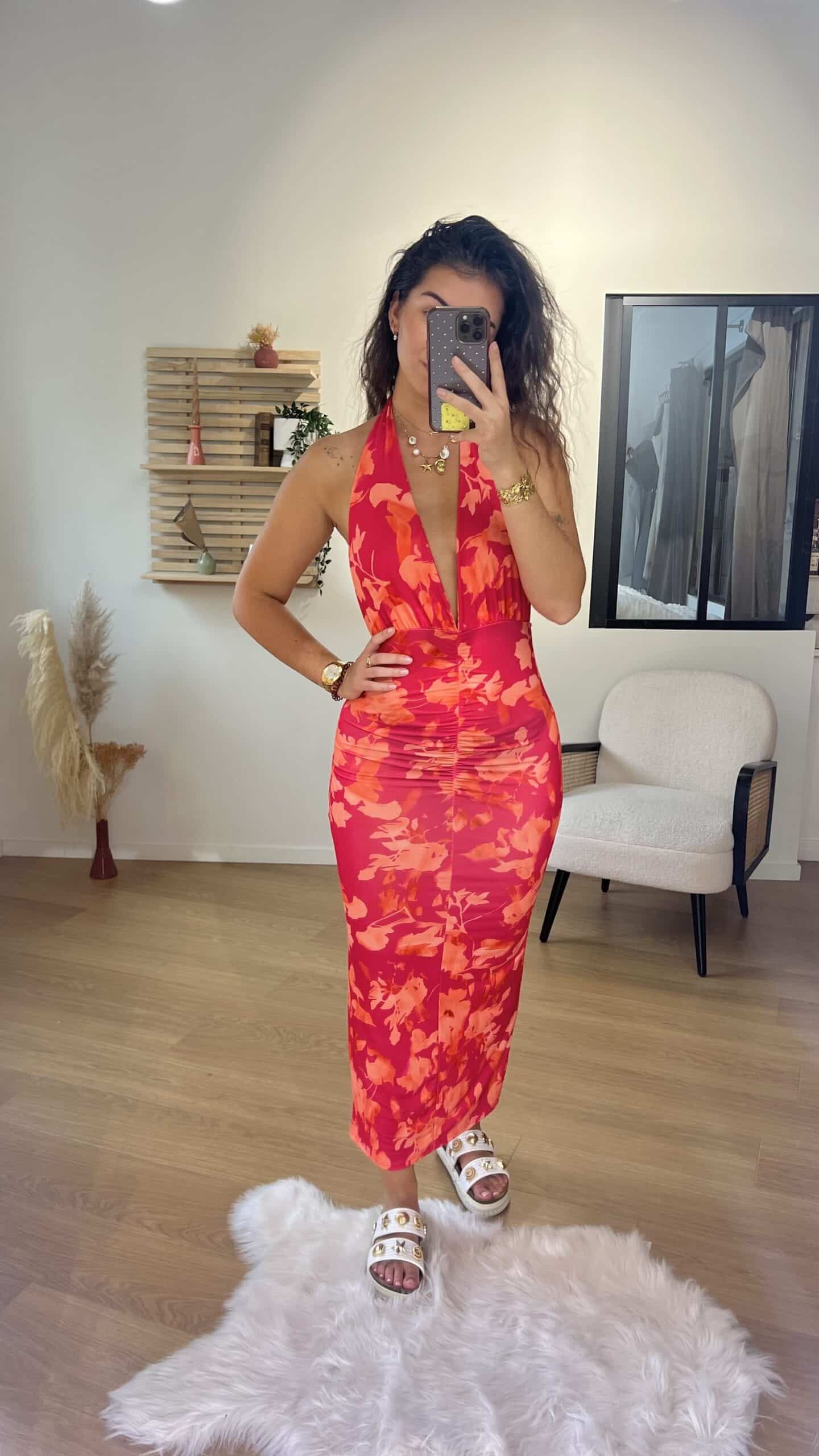 Robe CLARA fuschia
